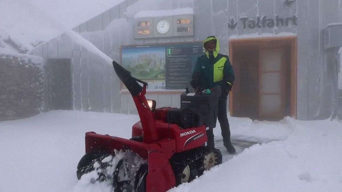Na Slovensku a v Německu nasněžilo